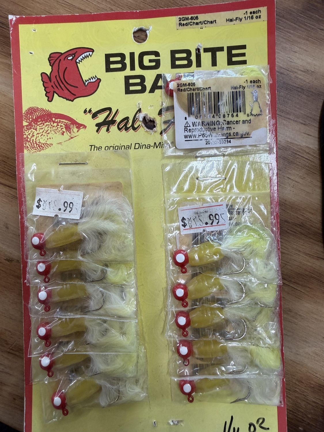 TROUT HAL-FLY RED/CHART/CHART