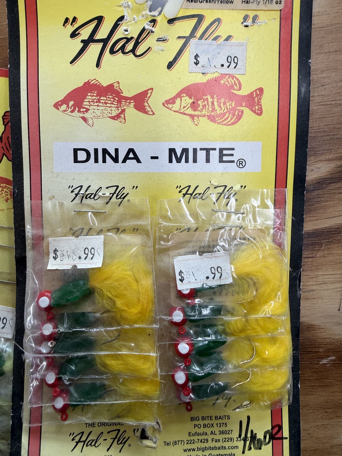 TROUT HAL-FLY RED/GREEN/YELLOW