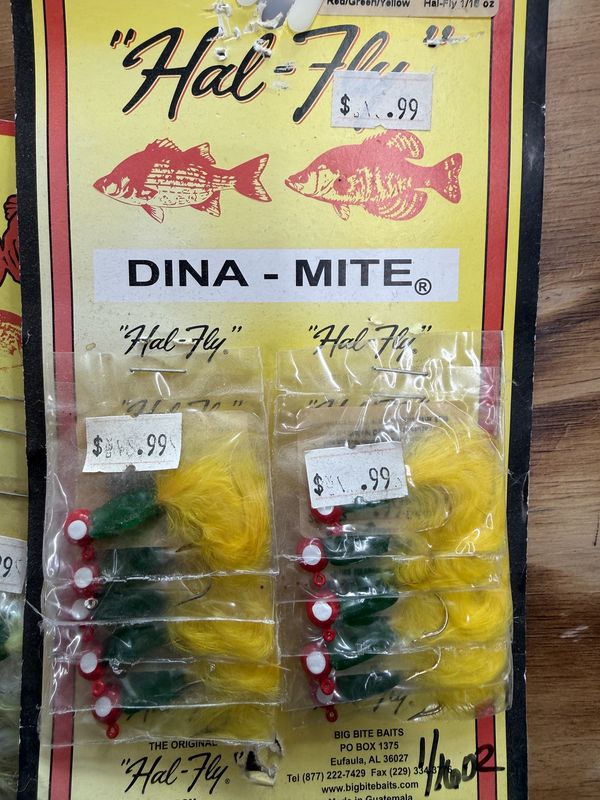 TROUT HAL-FLY RED/GREEN/YELLOW
