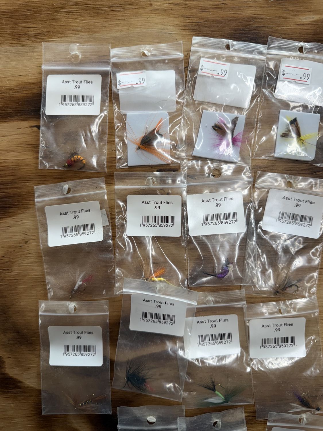 ASST TROUT FLIES .99
