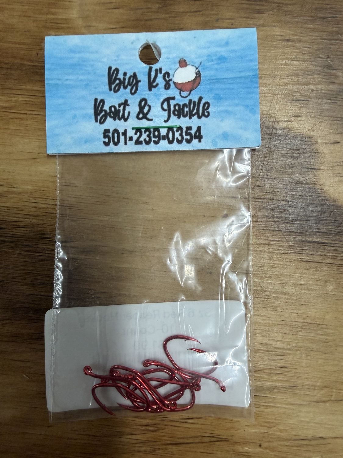 RED REEPER HOOKS SZ6