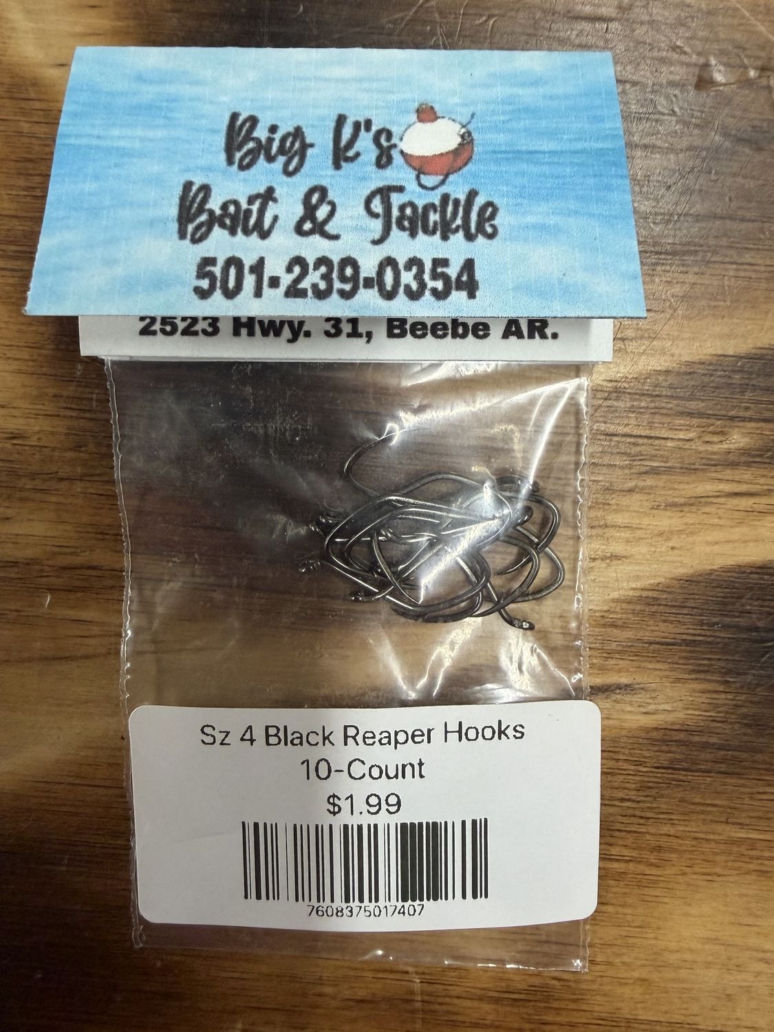 SZ4 BLACK REAPER HOOKS
