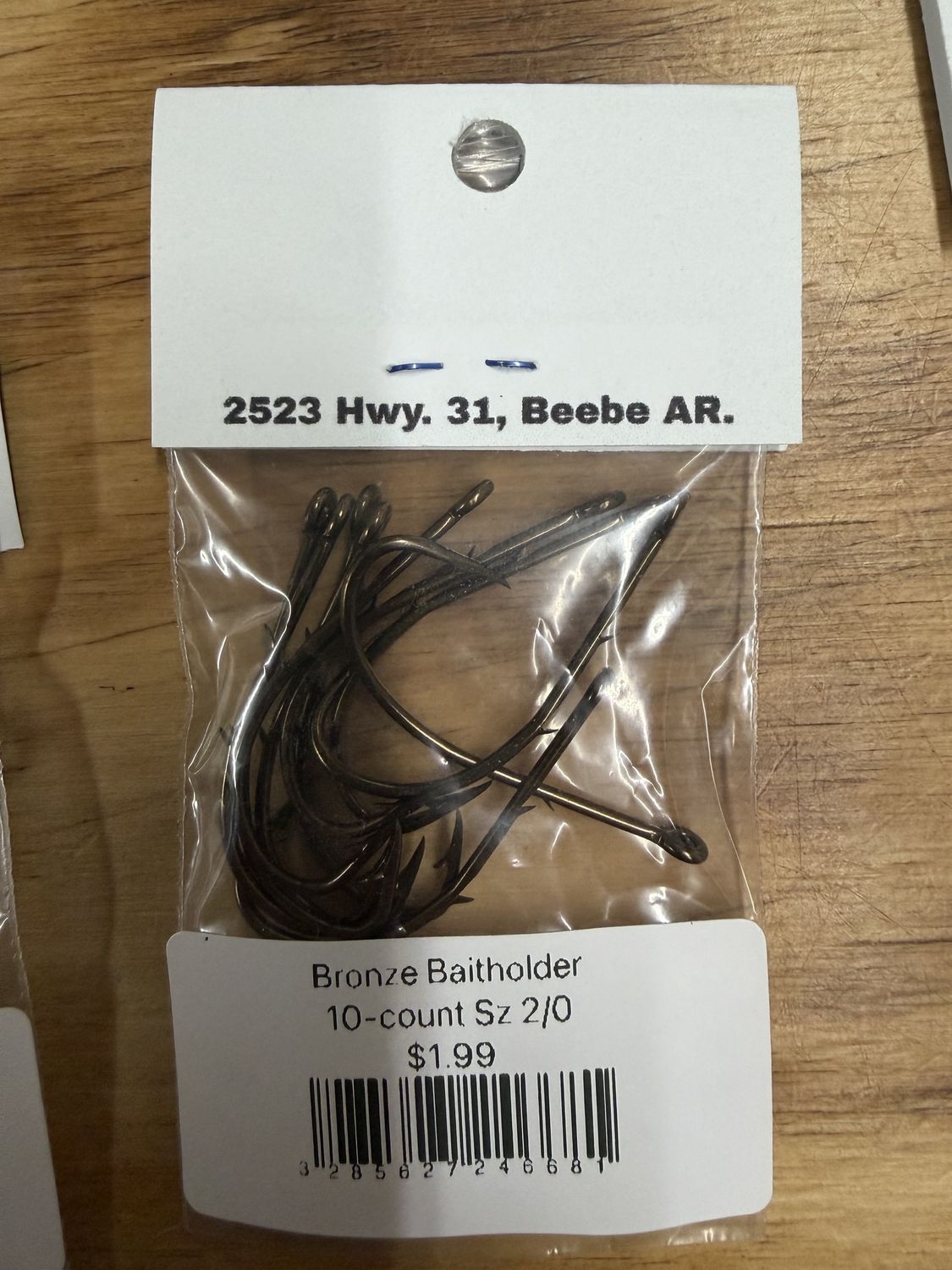 BRONZE BAITHOLDER SZ2/0