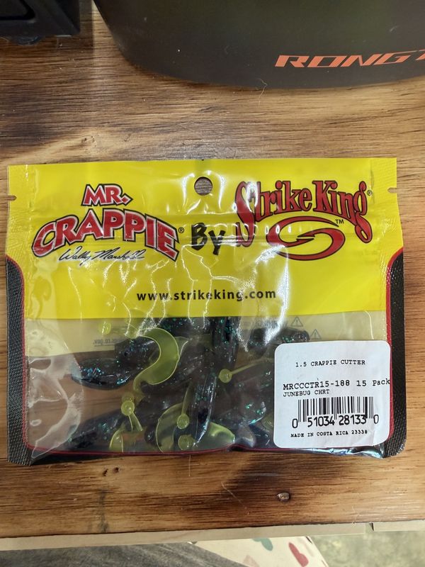 CRAPPIE CUTTER 1.5 15 PACK JUNEBUG CHRT