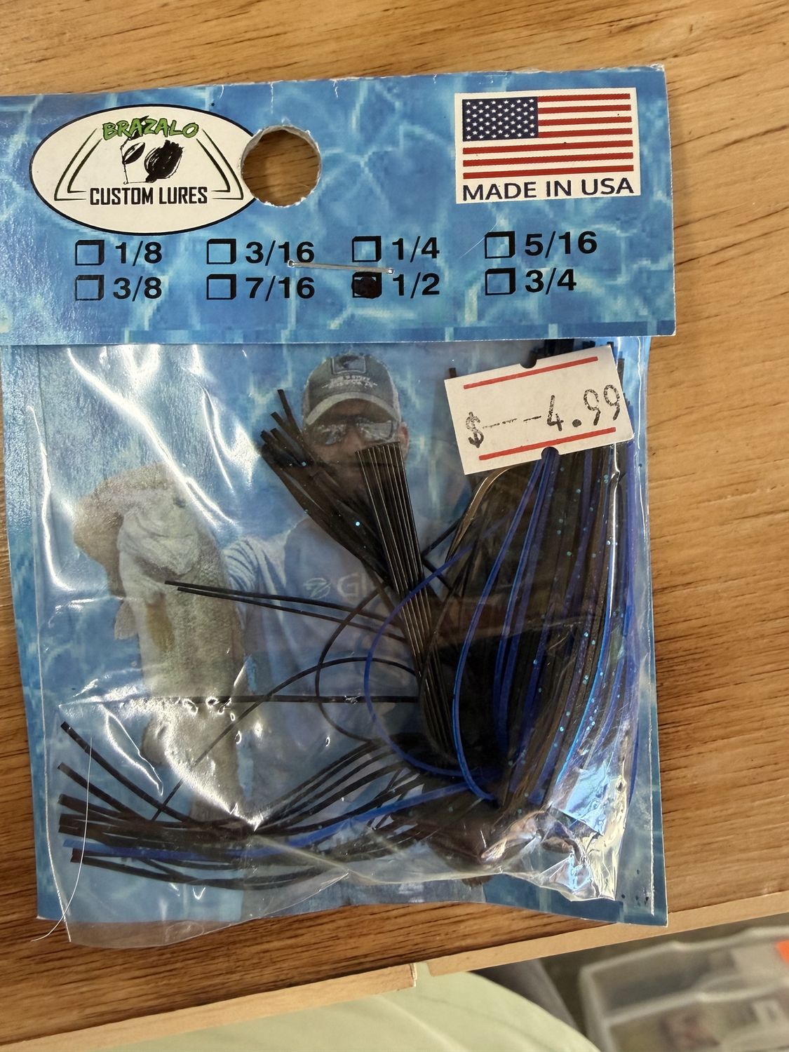 BRAZALO FOOTBALL JIGS, Colour: Black n Blue