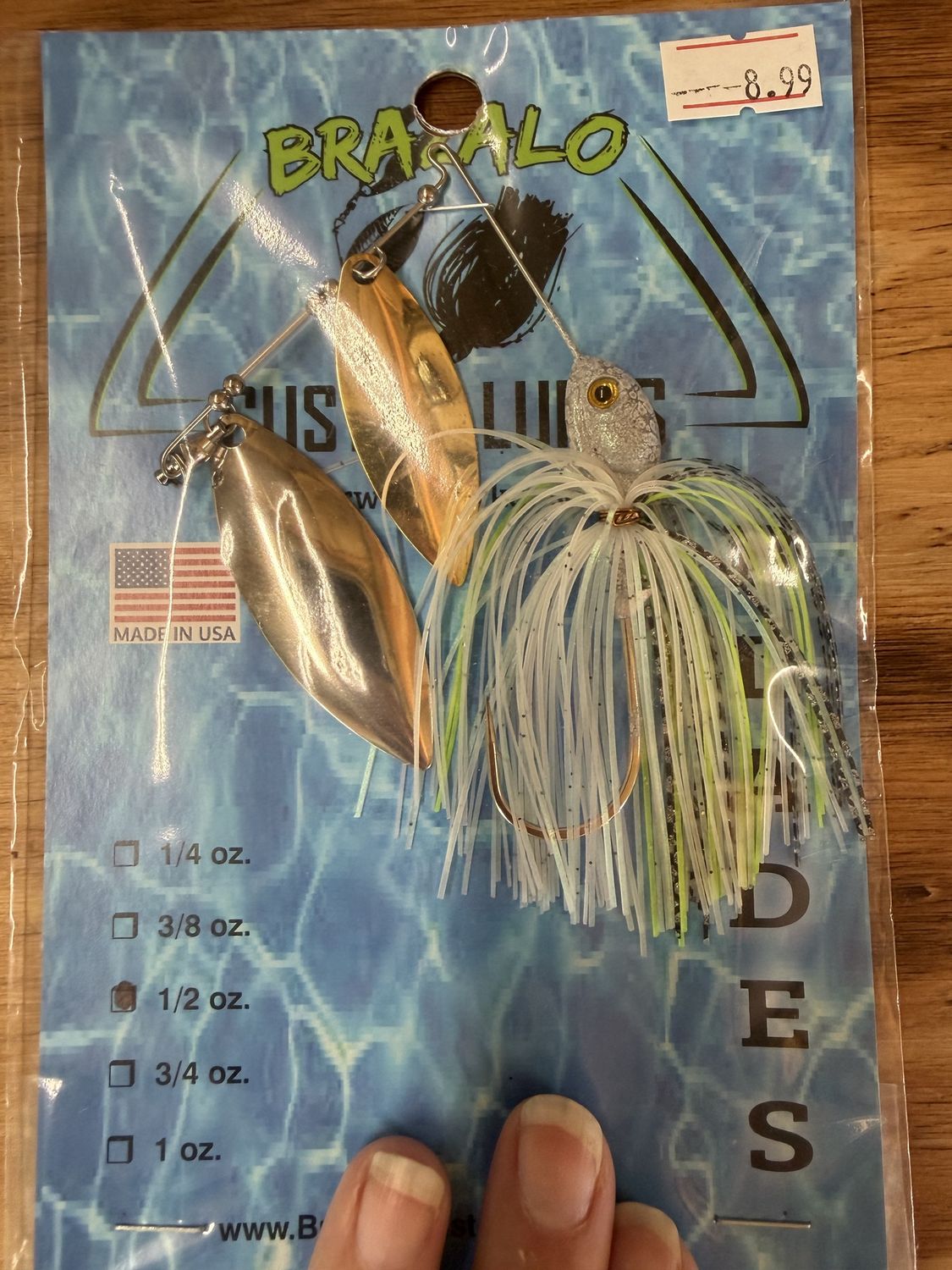 BRAZALO DOUBLE BLADES, Colour: Char Black and White