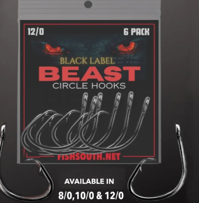 BLACK LABEL BEAST CIRCLE HOOKS 12/0