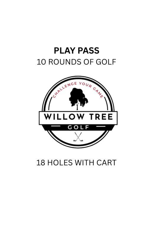 2026 PLAY PASS 10 rounds 18 holes with cart