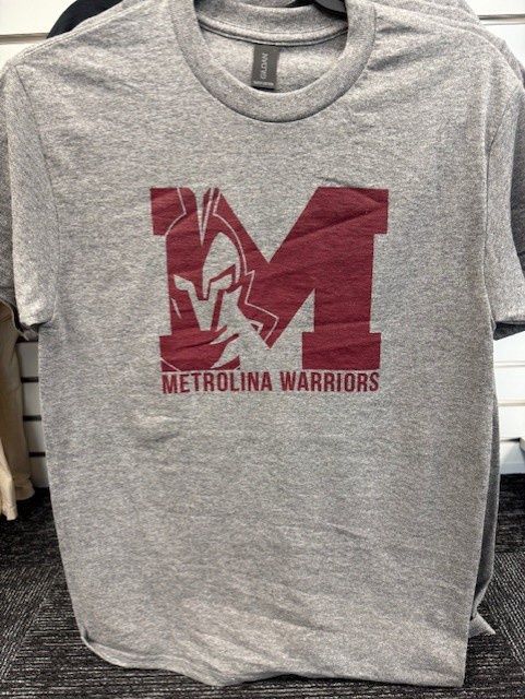 Gildan Grey Tshirt (Maroon Big M)*