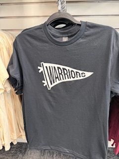 Gildan Black Tshirt  (White Pennant)*