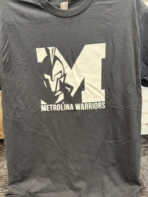 Gildan Black Tshirt (White Big M)*