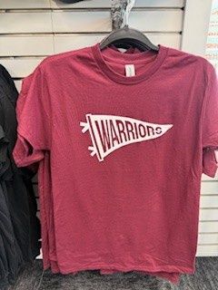 Gildan Maroon Tshirt (White Pennant)*