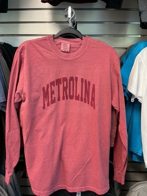 Comfort Colors Long Sleeve Brick Metrolina Arc*