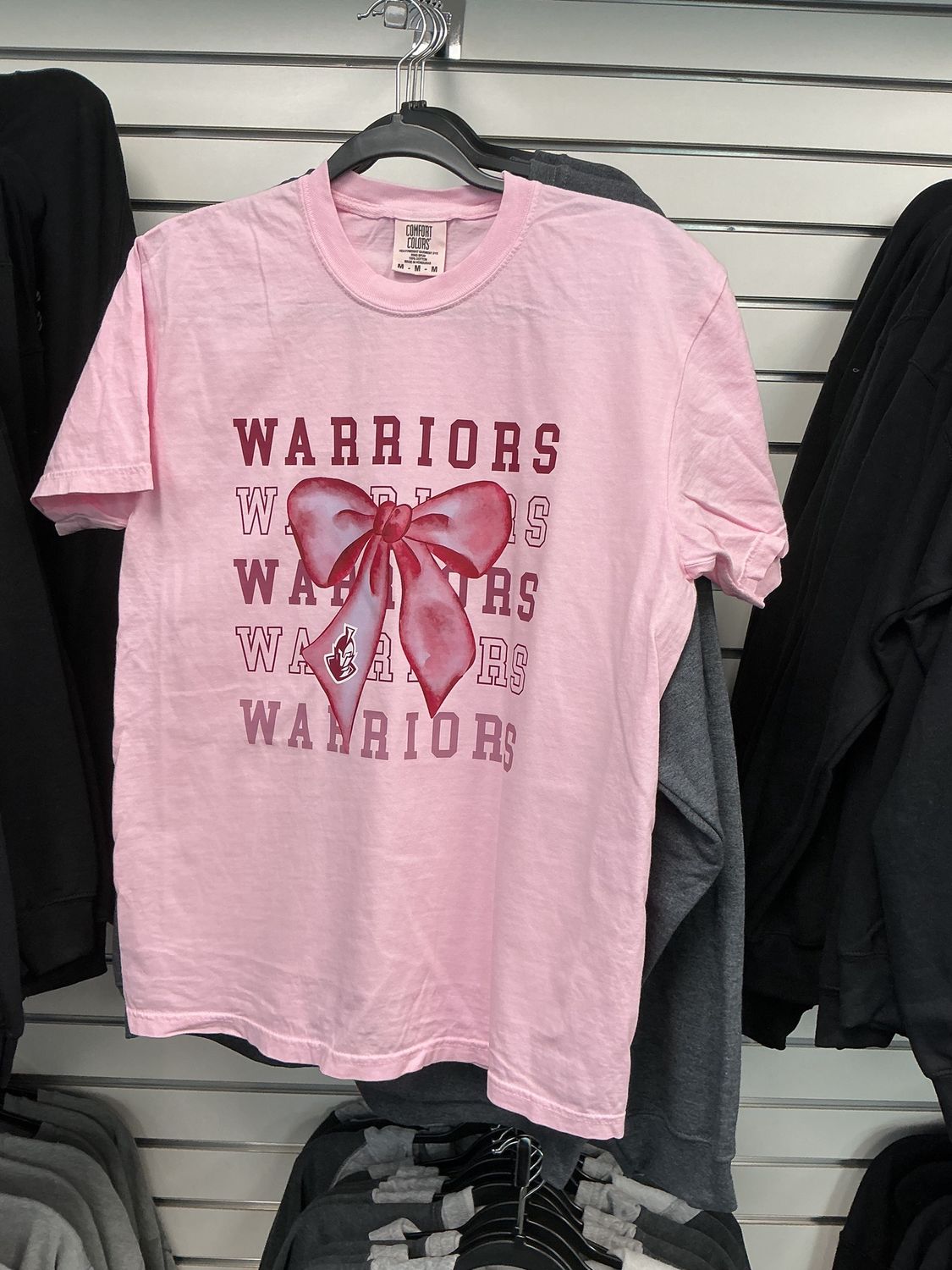 Comfort Colors Pink BOW T-Shirt*