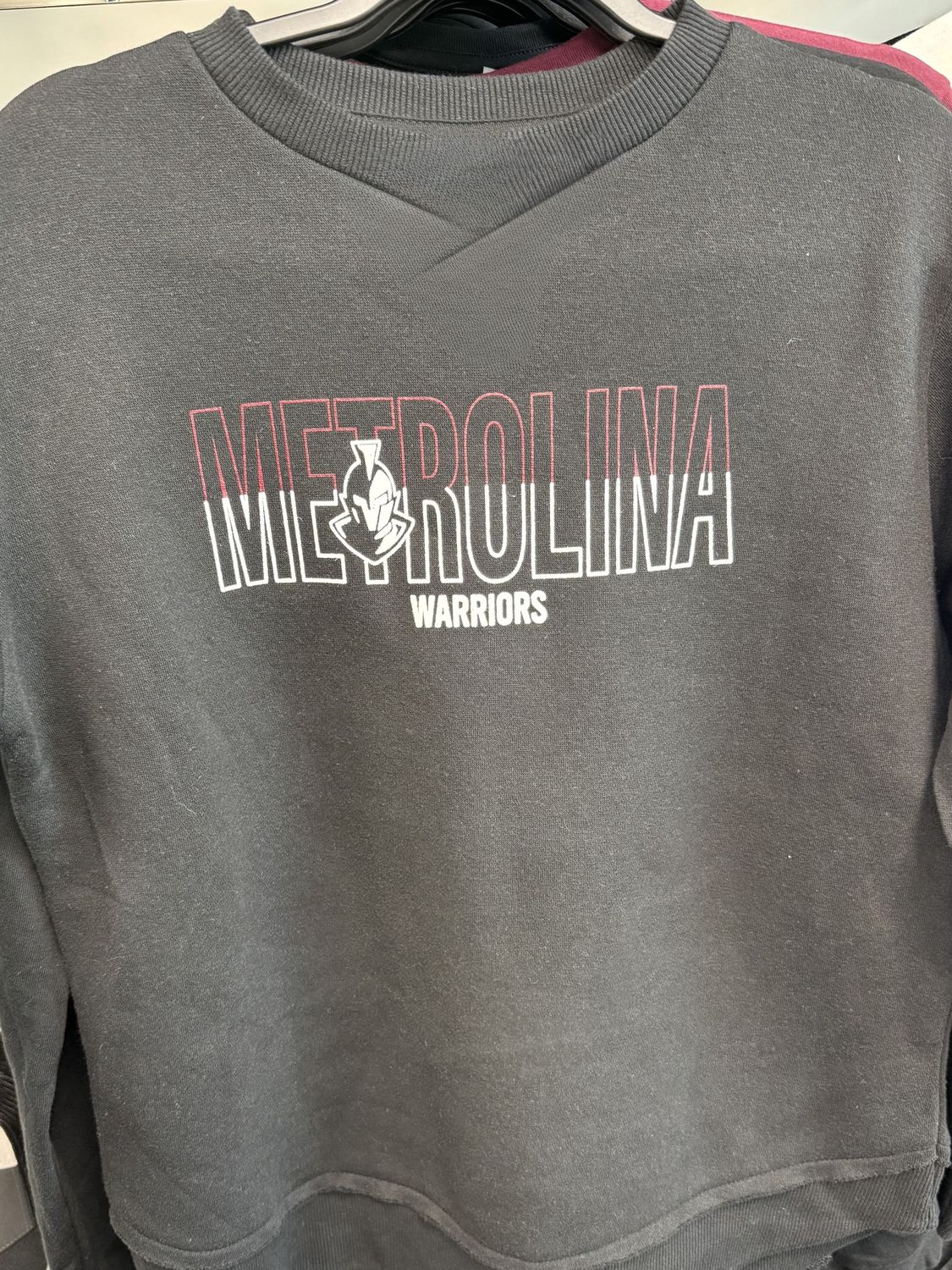 V Neck Bella Canvas Split Black*, Size: Small