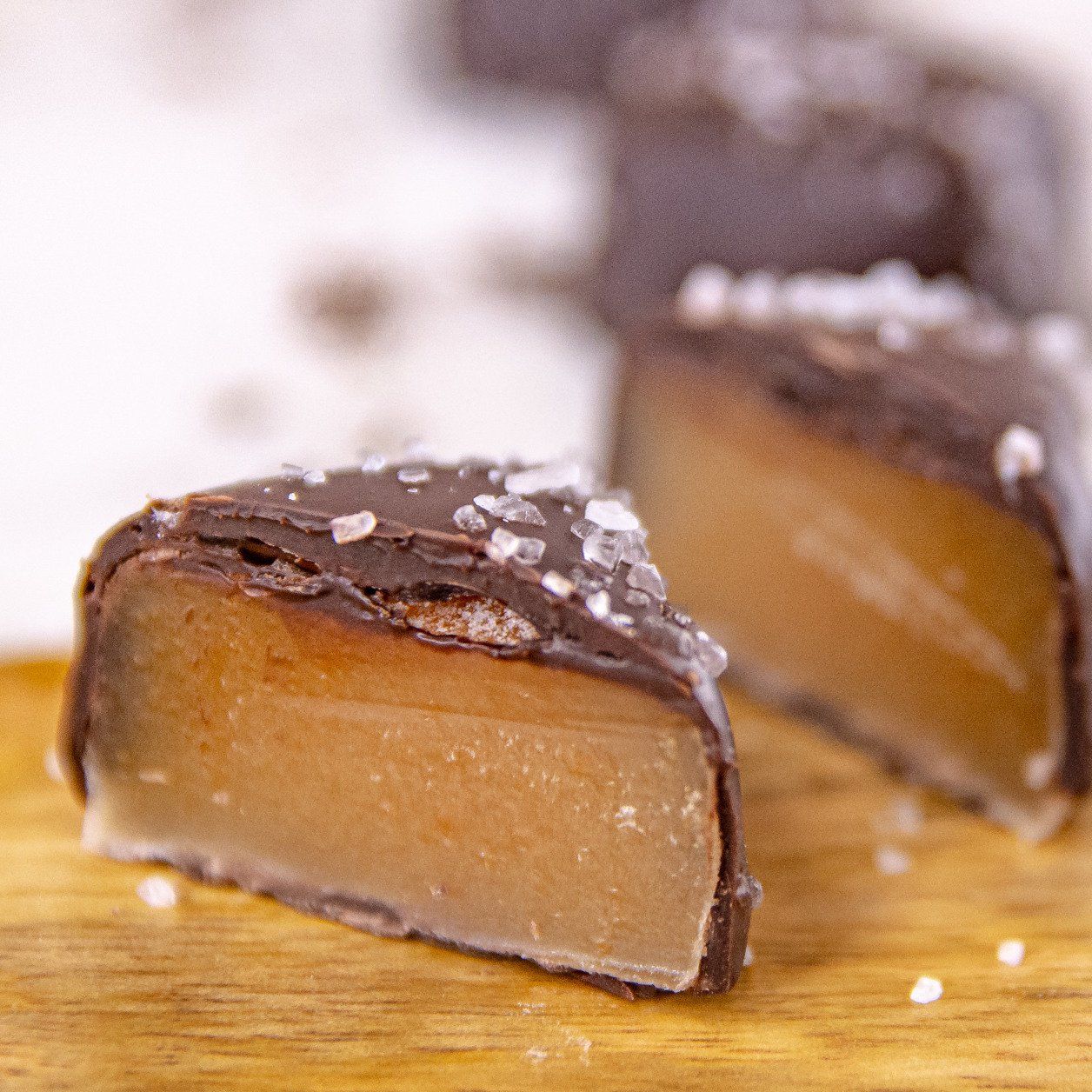 8.  Wockenfuss Dark Sea Salt Caramels