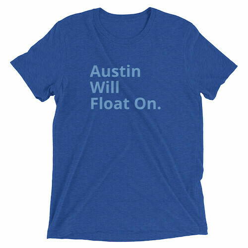 Austin Will Float On Blue Tee