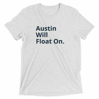 Austin Will Float On White Tee