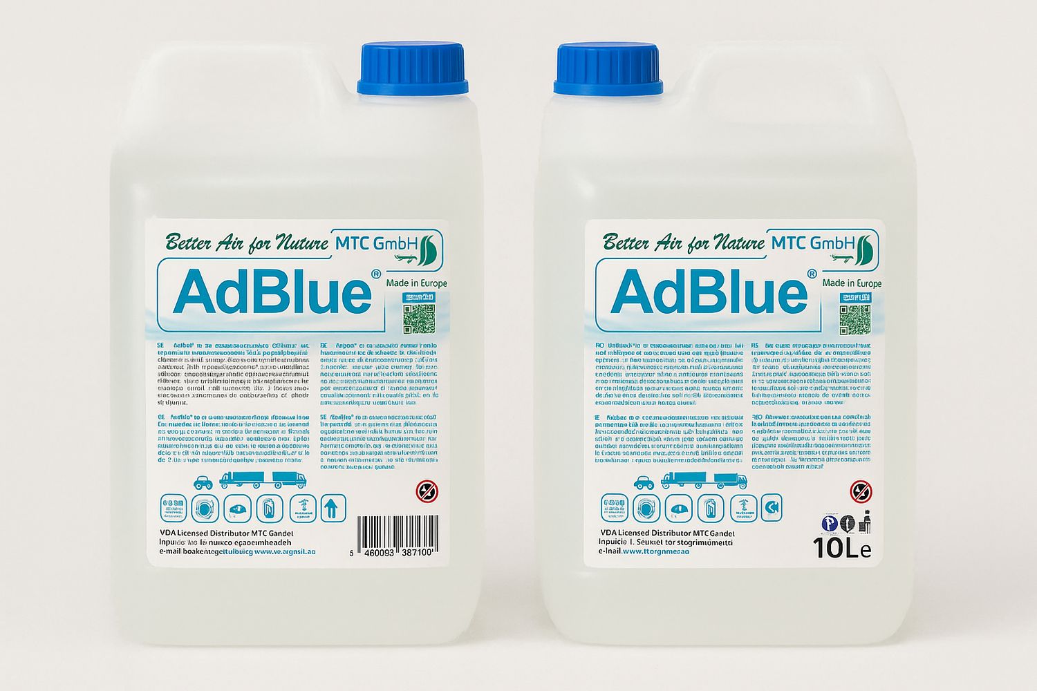 2x 10L Kanister AdBlue®  incl. Einfüllschlauch ISO22241 Yara