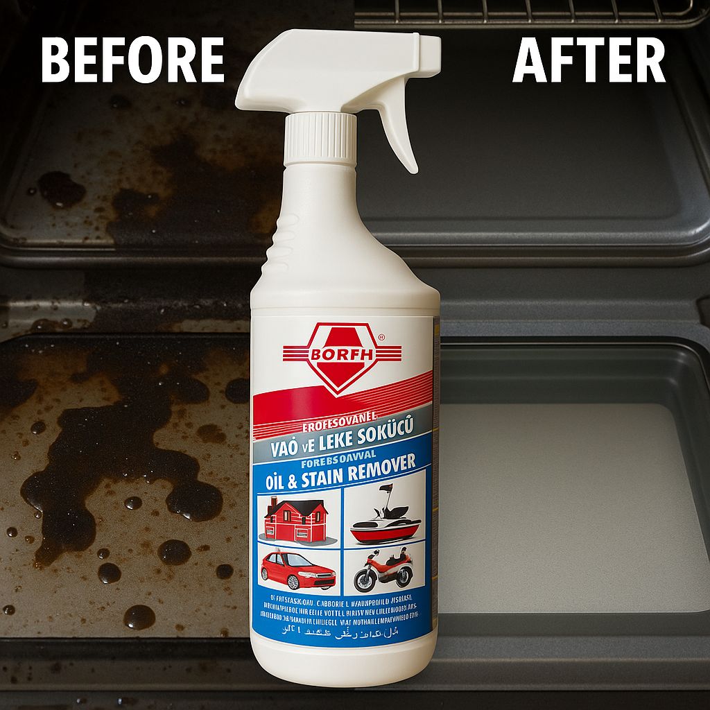 Profi-Ölfleckentferner Multifunktional für Haushalt und Außenbereich 1L Sprühflasche Profi-Ölfleckentferner Multifunktional für Haushalt und Außenbereich 1L Sprühflasche