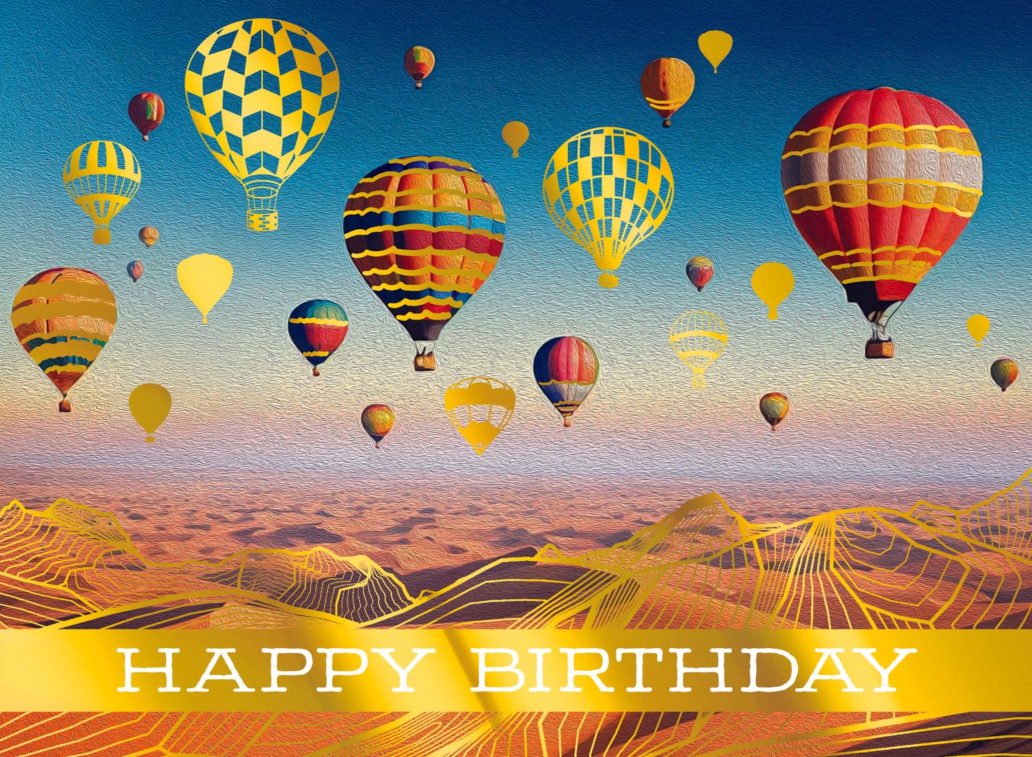 Birthday: Hot Air Balloons