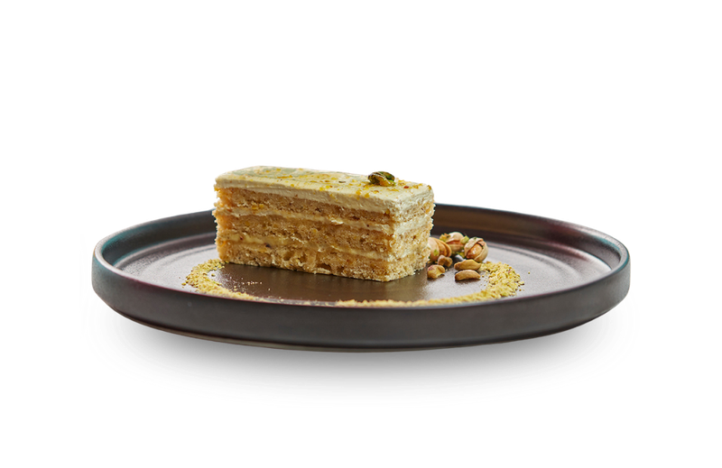 Pistachio Layered Cake