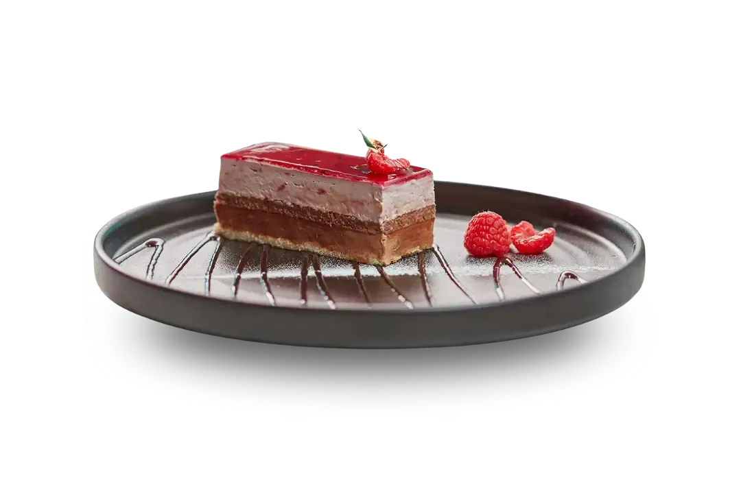 Raspberry & Chocolate Layered Cake