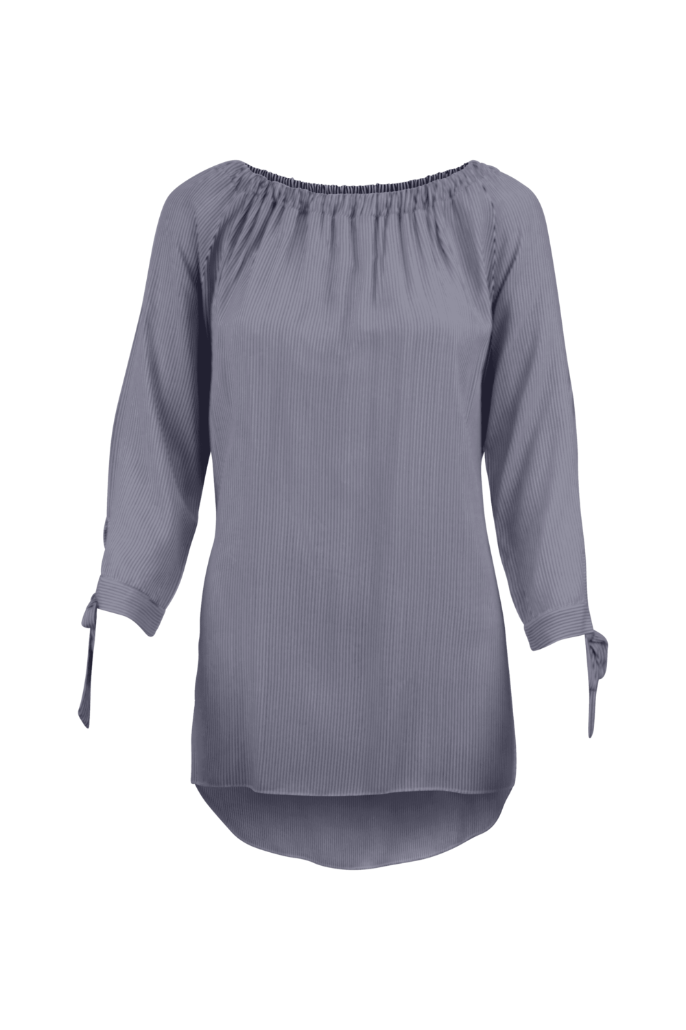 Bluse Striped Grau