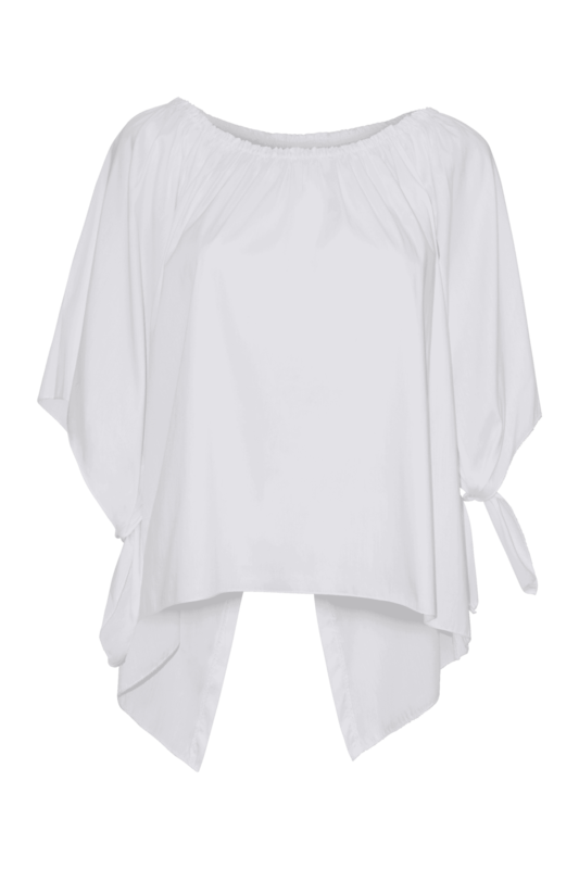 Bluse Open Weiß