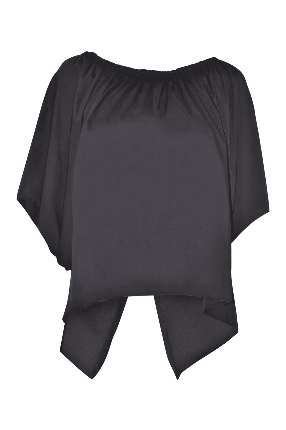 Bluse Open Schwarz