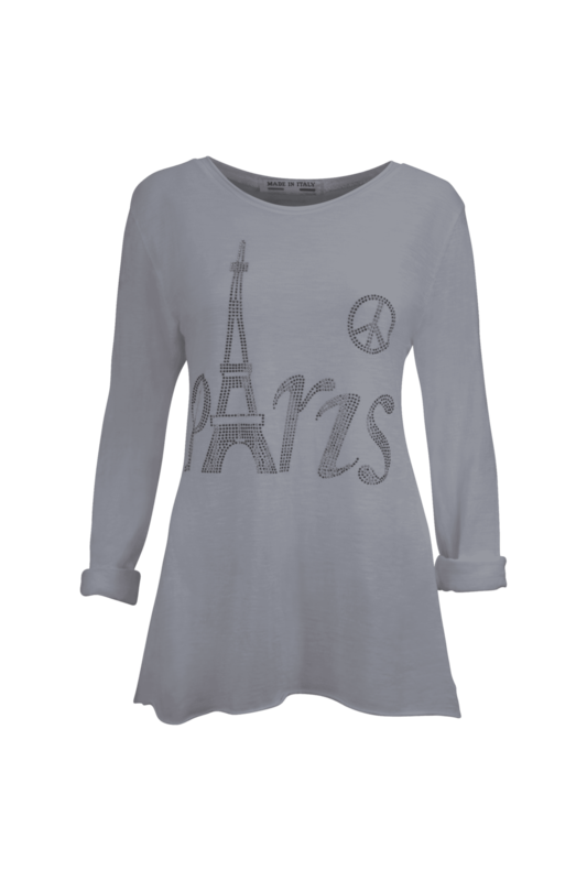 Sweatshirt Paris Grau