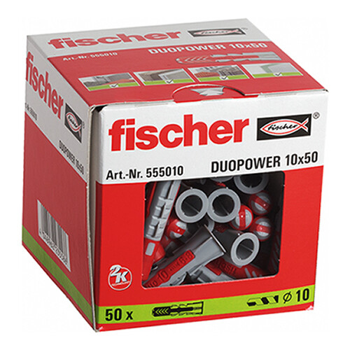 DUOPOWER 10x50 - Πλαστικό βύσμα (50x)