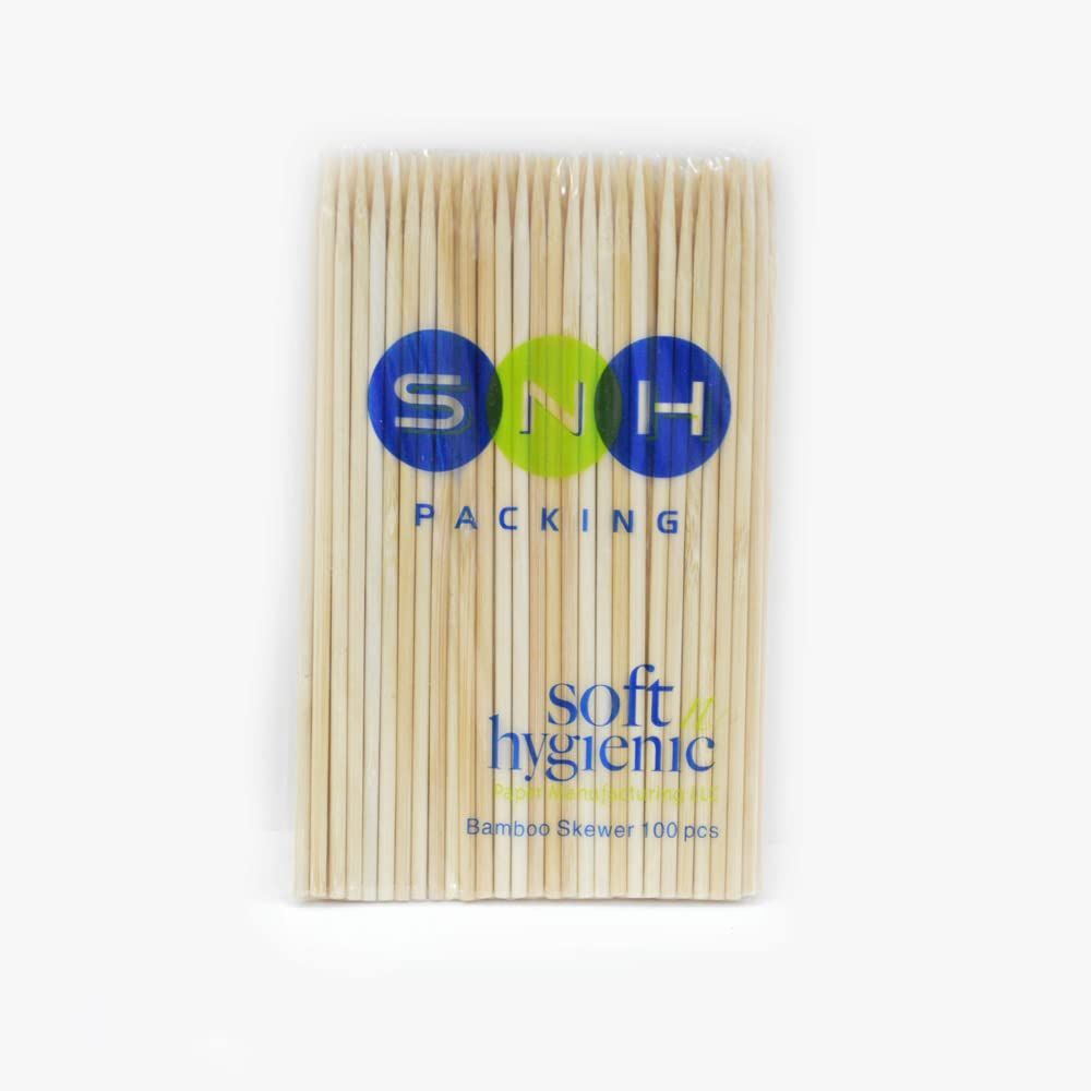 Packing 100 Pieces Bamboo Sticks