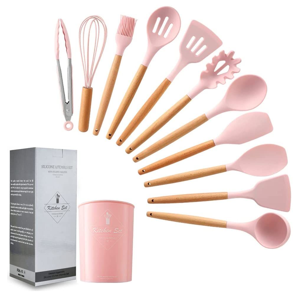 Silicone Cooking Utensils Set 11pcs