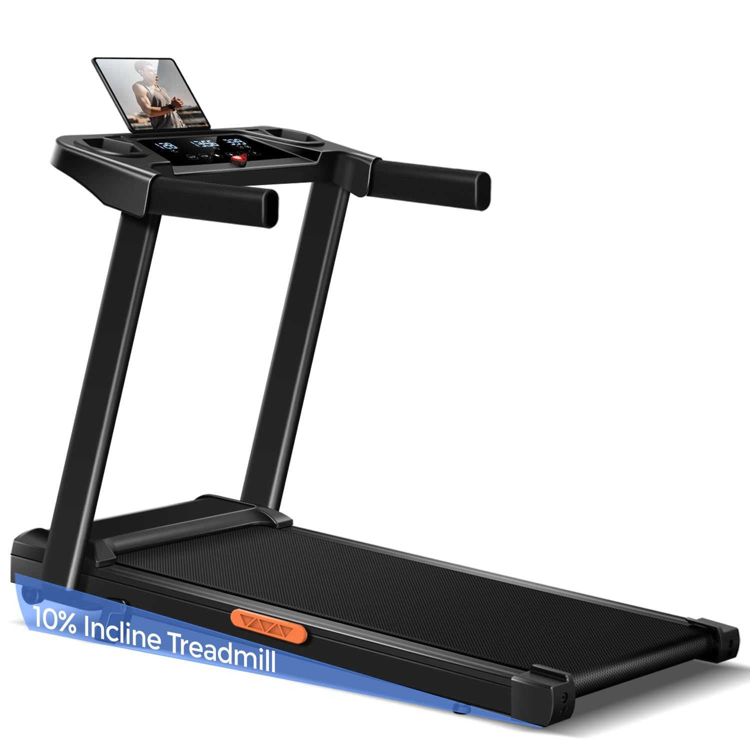 Incline Treadmill Foldable 2.5HP 265lb