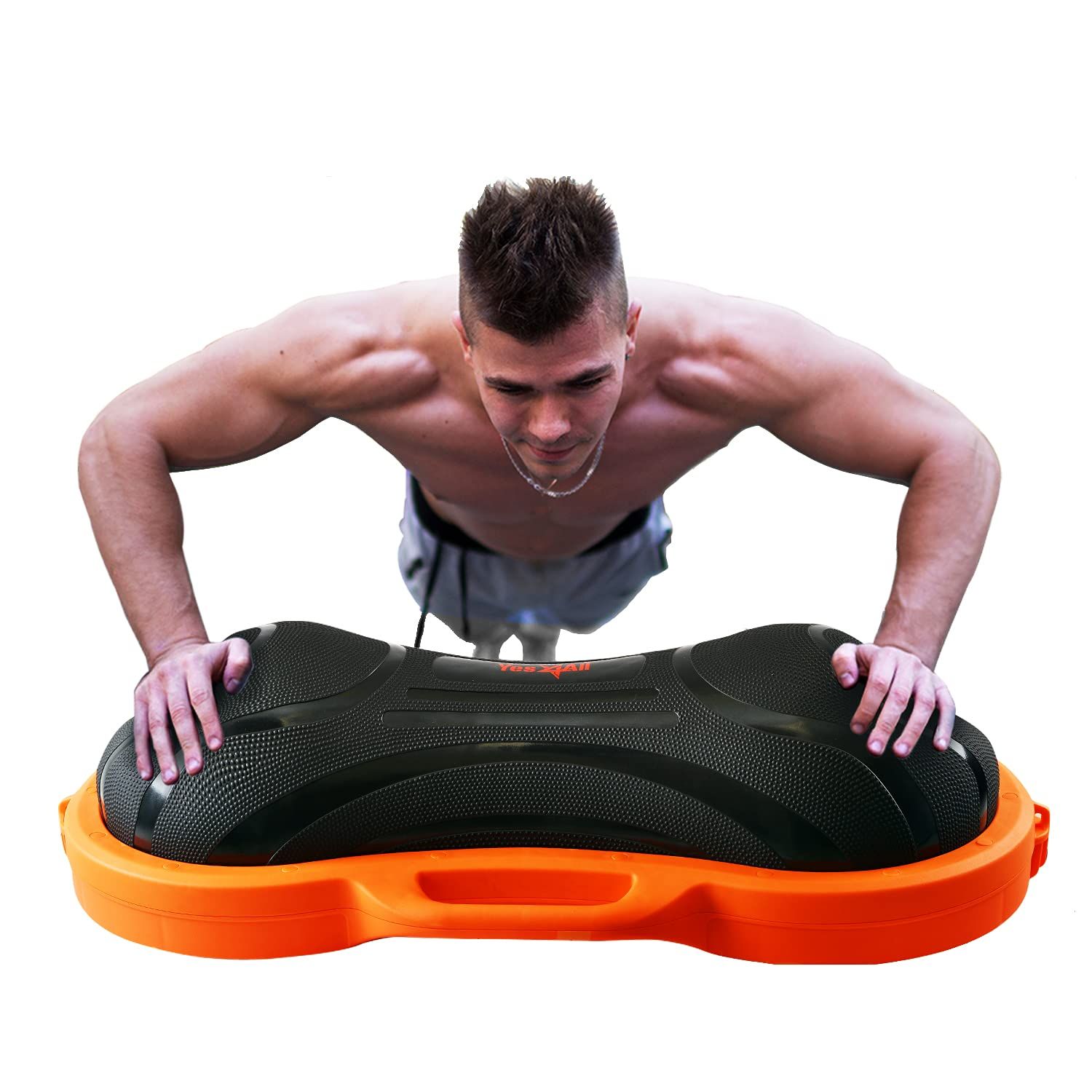 Half Ball Balance Trainer with Resistance Bands