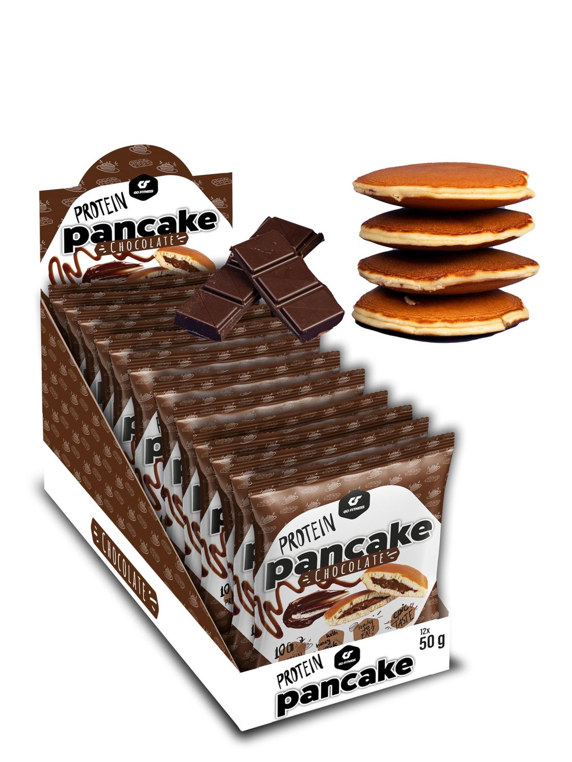 Protein Pancakes Chocolate 12pcs