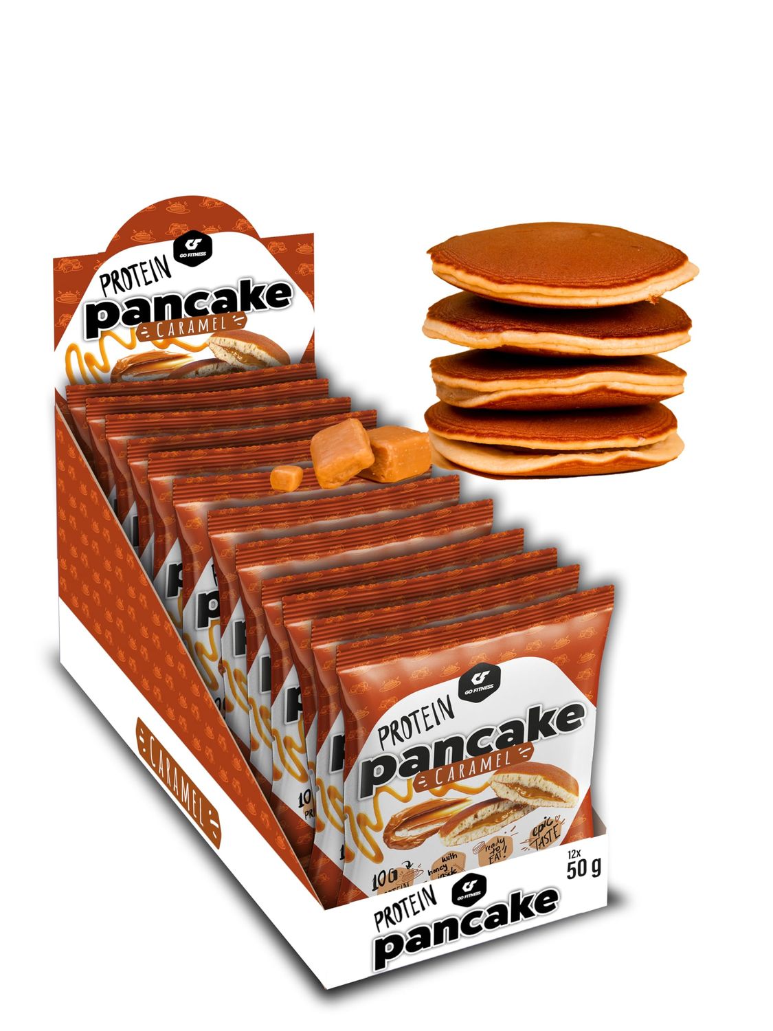 Protein Pancakes Caramel 12pcs