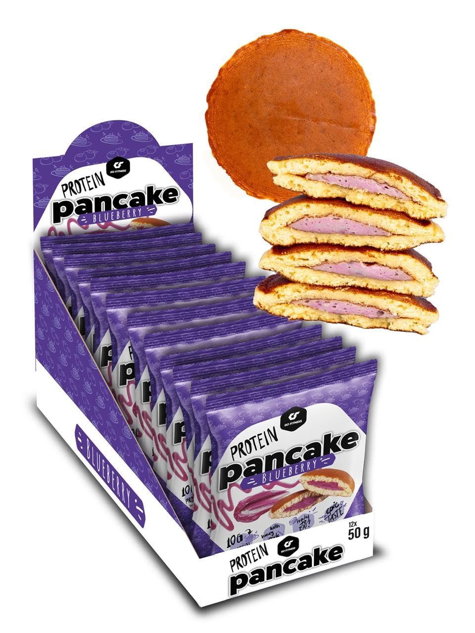 Protein Pancakes Blueberry 12pcs