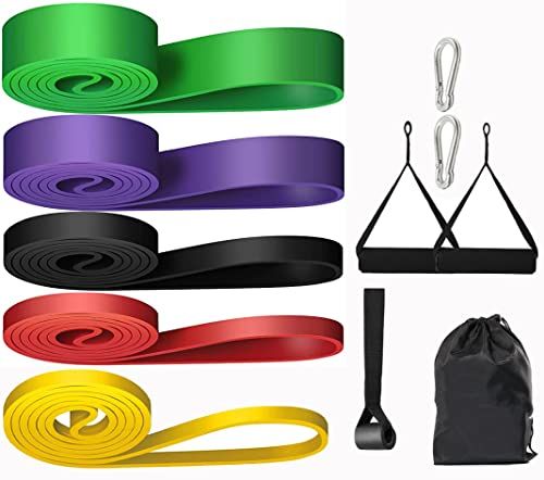 Resistance Band Set 5 with Door Anchor &amp; Handles