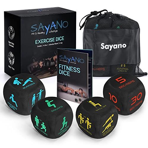 Fitness Dice Set 4 (with Bag)