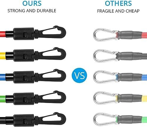 Resistance Bands with Handles 11pcs (to 150lb)