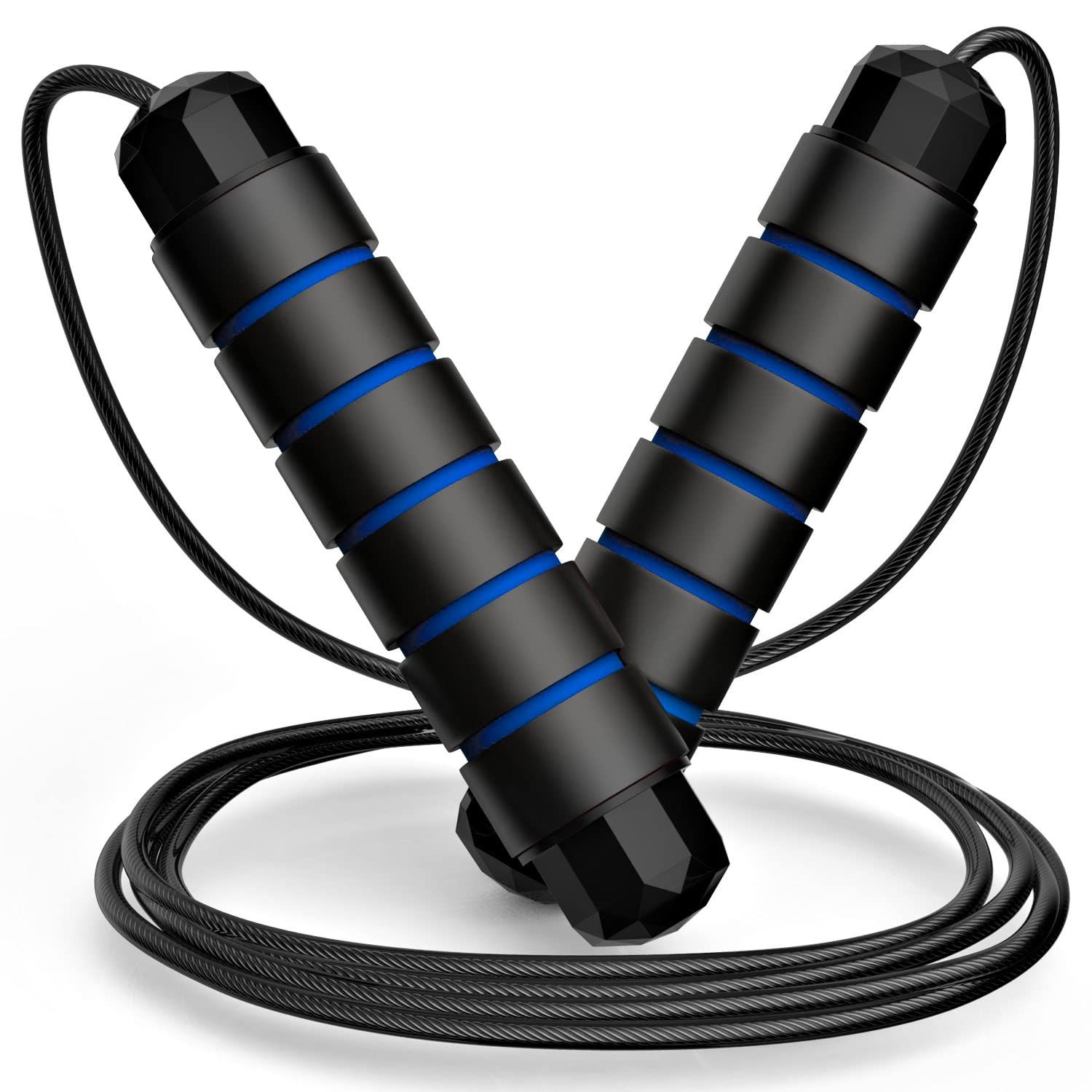 Adjustable Speed Jump Rope (Ball Bearings, Foam)