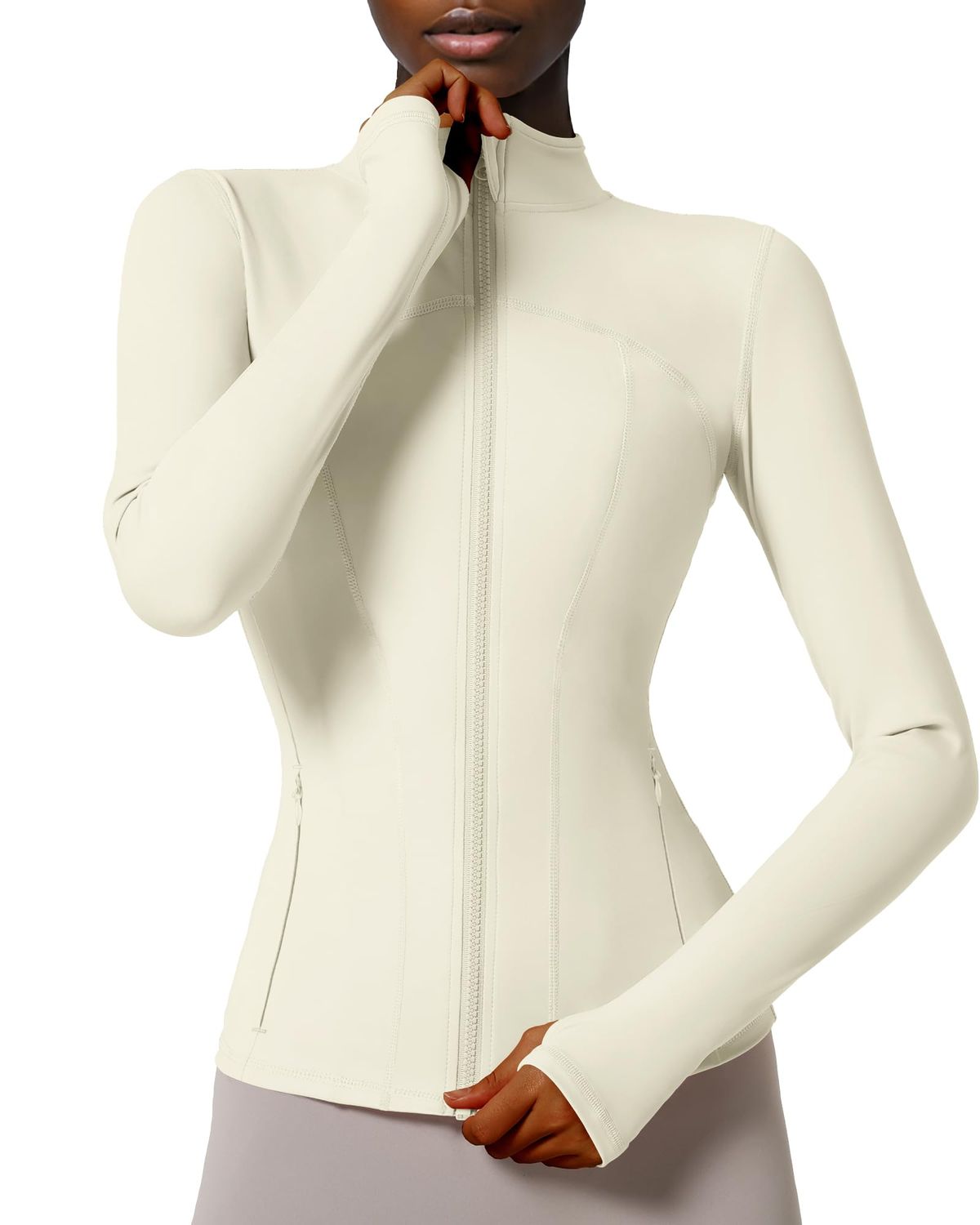 Women’s Slim Fit Zip Jacket with Pockets