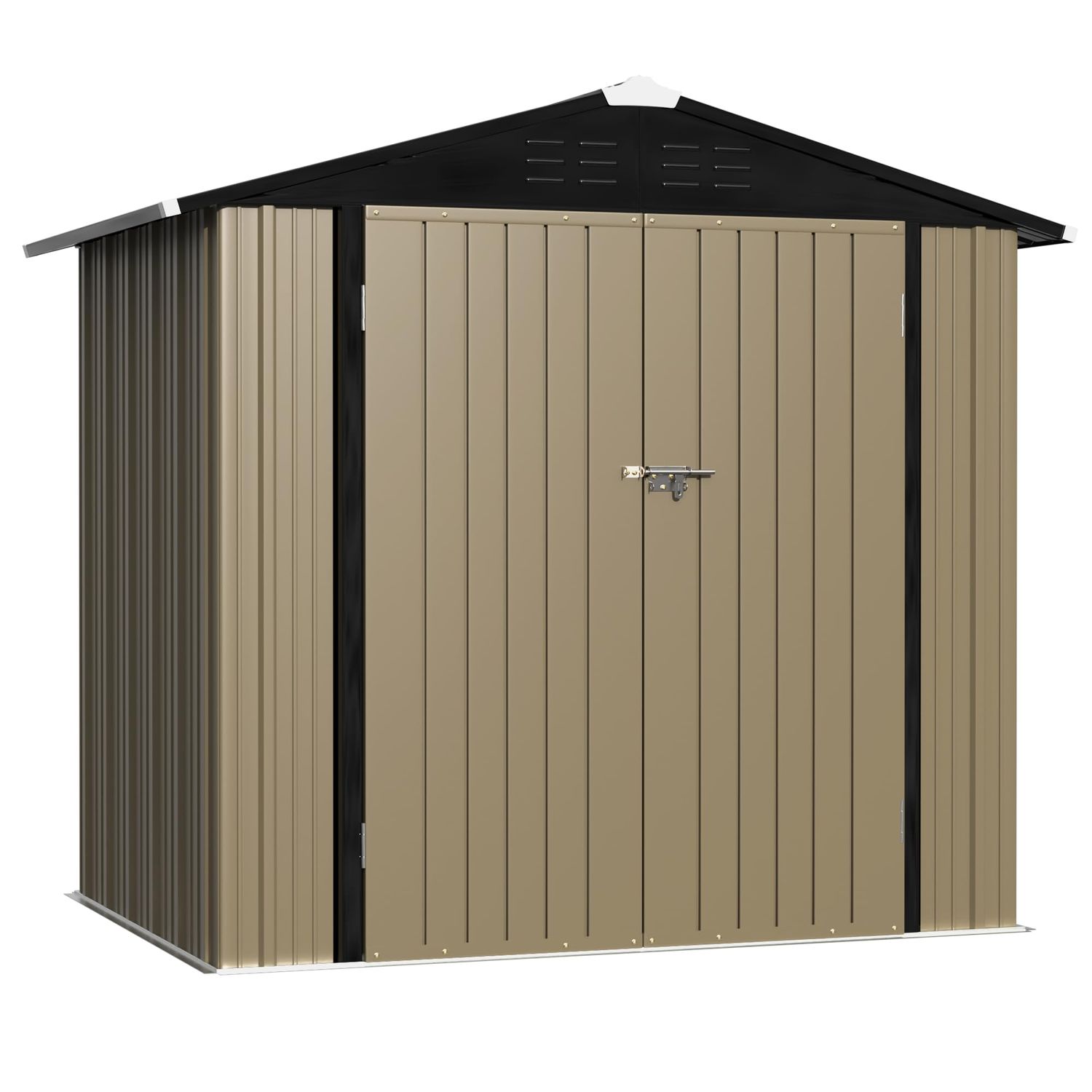 Outdoor Metal Storage Shed 5×3 ft (Lockable)