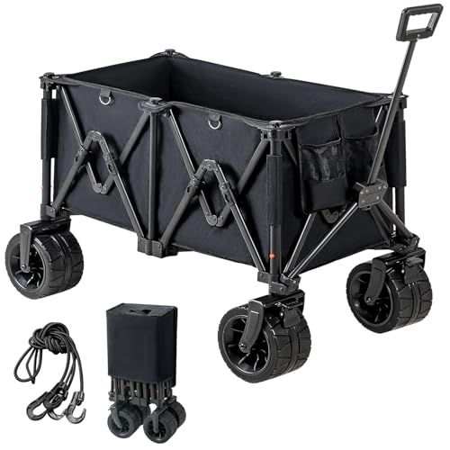 Folding Wagon Trolley 190L (Large Wheels)