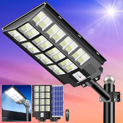 Solar Street Light 2400W, 44000 lm (Motion, Remote)