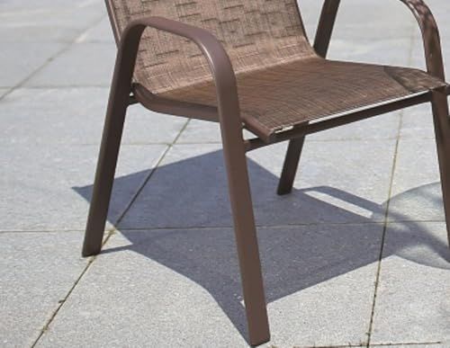 Patio Bistro Set (2 Wicker Chairs + Round Table)
