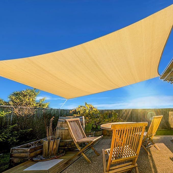 Sun Shade Sail Rectangle 6×8 m (95% UV Block)