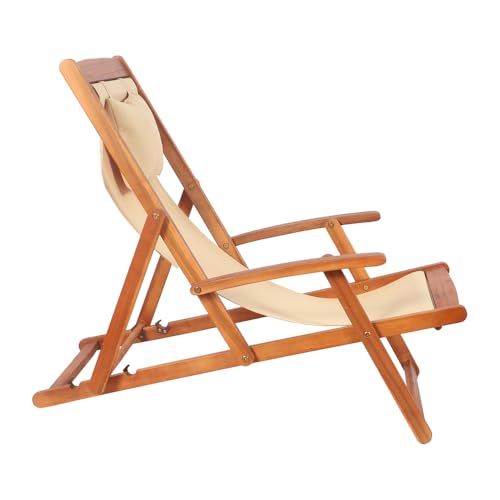 Acacia Wood Sun Lounger (Adjustable)